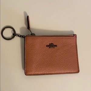 Pink Coach coin/card Wallet